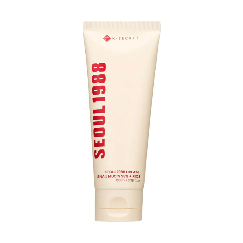 K-SECRET, Seoul 1988 Cream, Snail Mucin 93% + Rice, 100ml