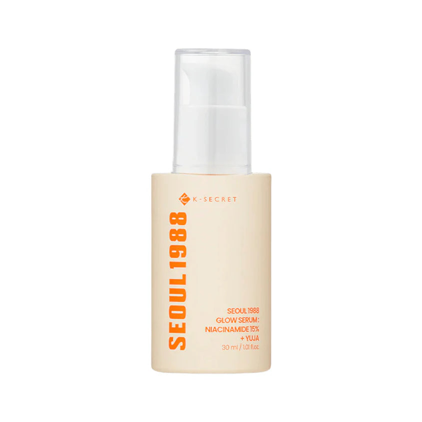 K-SECRET, Seoul 1988 Cream Glow Serum, Niacinamide 15%+Yuja, 30ml
