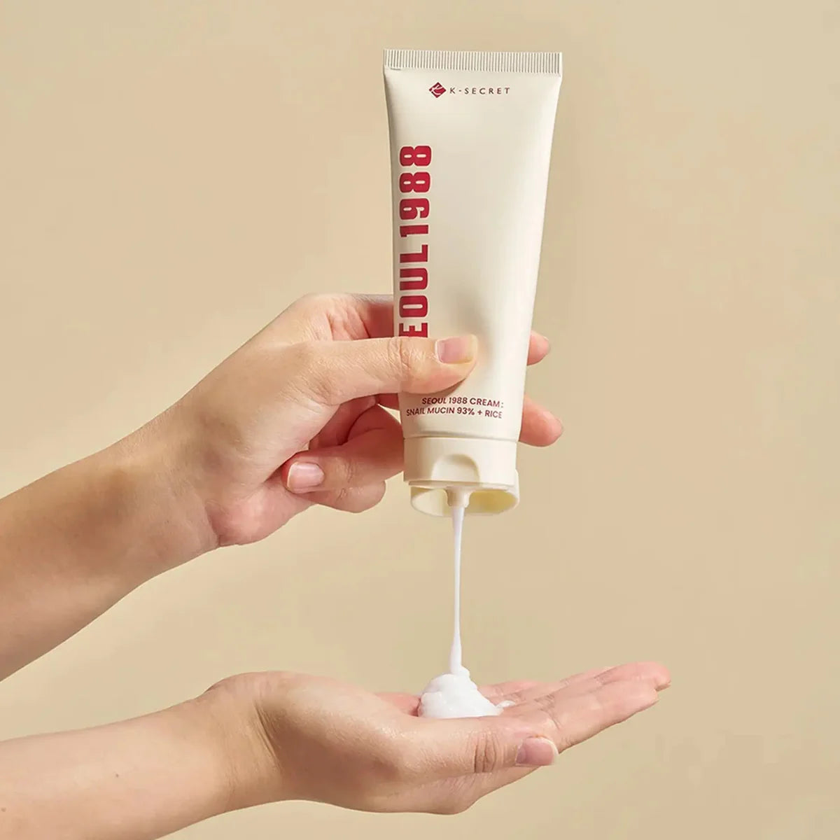 K-SECRET, Seoul 1988 Cream, Snail Mucin 93% + Rice, 100ml