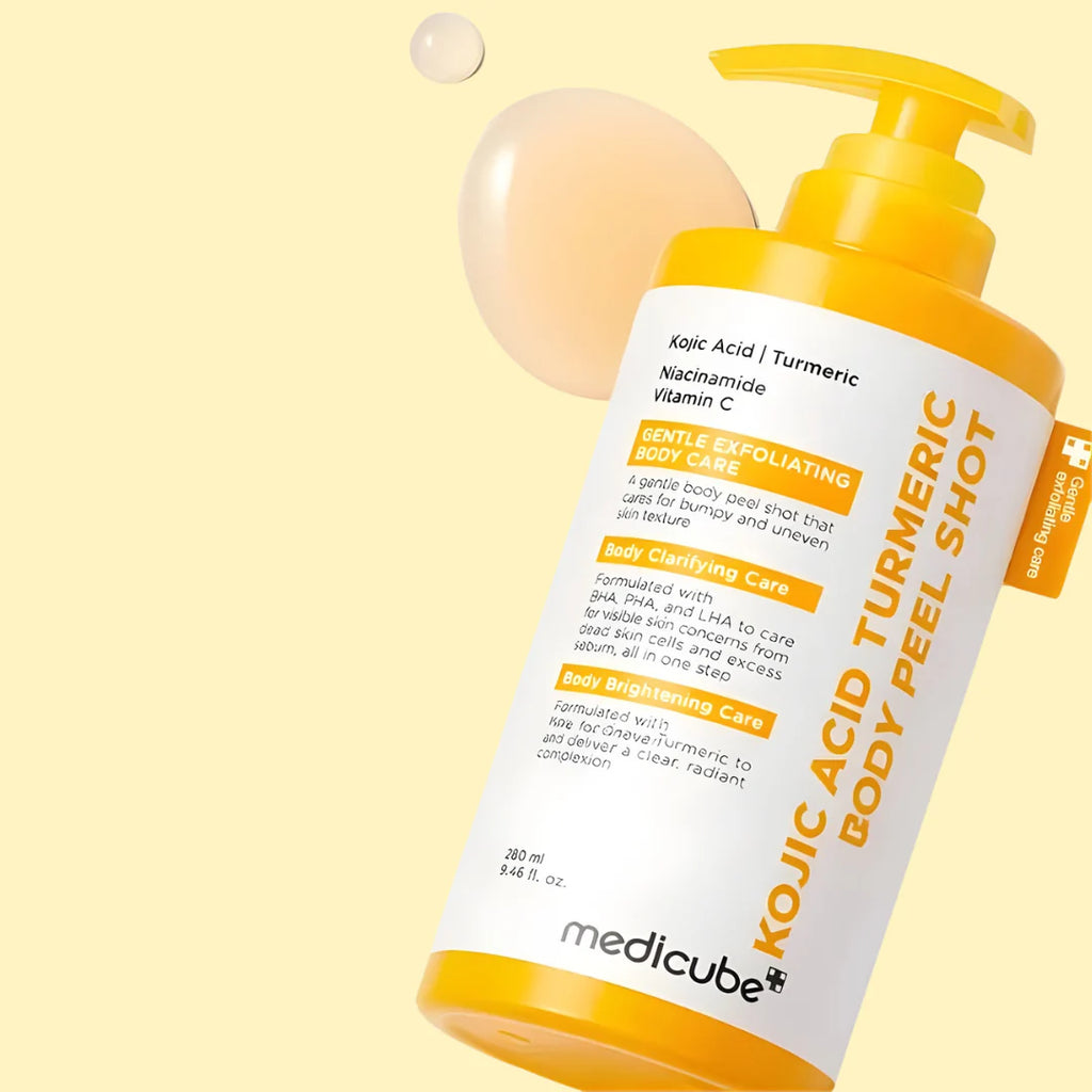 Medicube, Kojic Acid Turmeric Body Peel Shot, 280ml