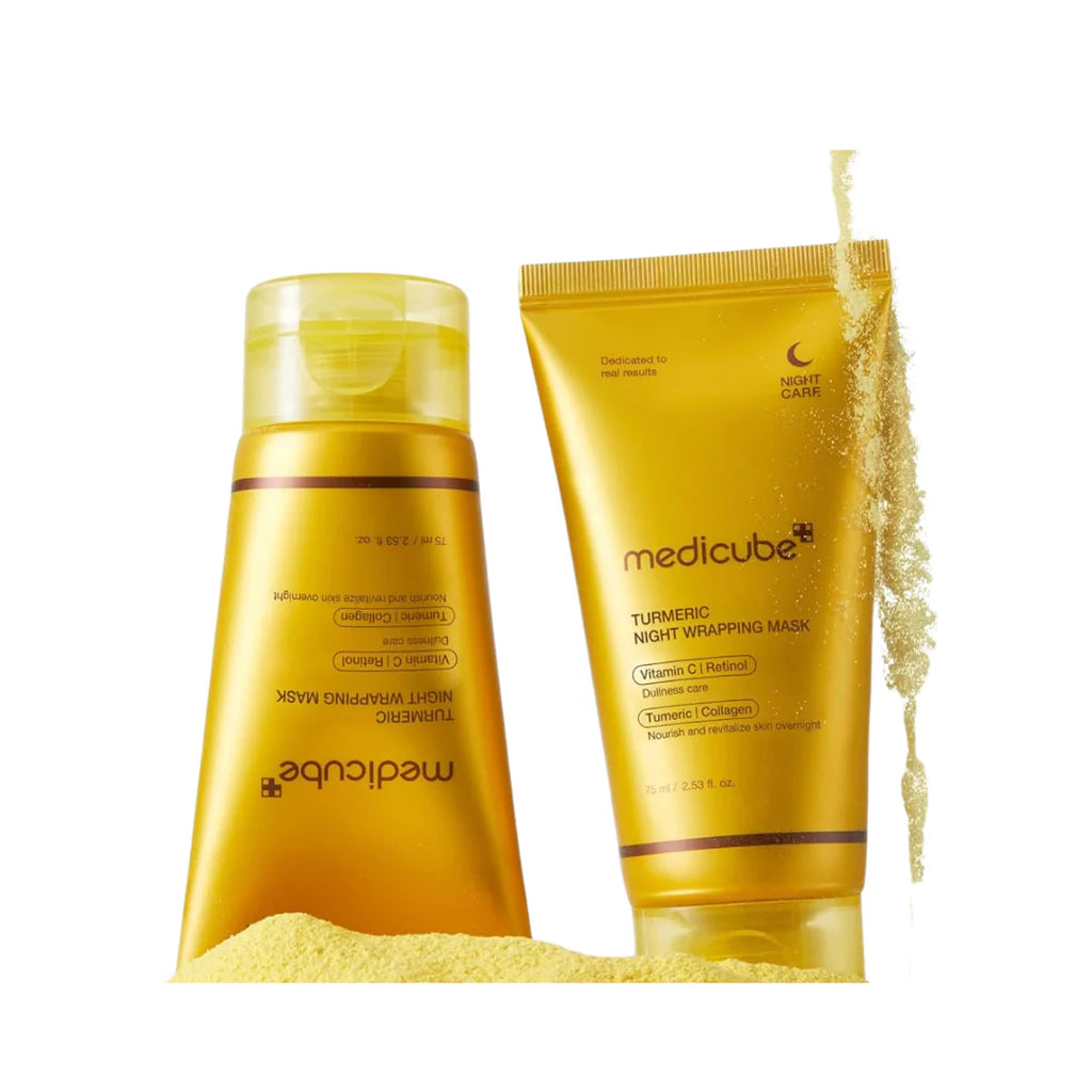 Medicube, Kojic Acid Turmeric Night Wrapping Mask, 75ml