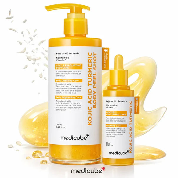 Medicube, Kojic Acid Turmeric Body Peel Shot, 280ml