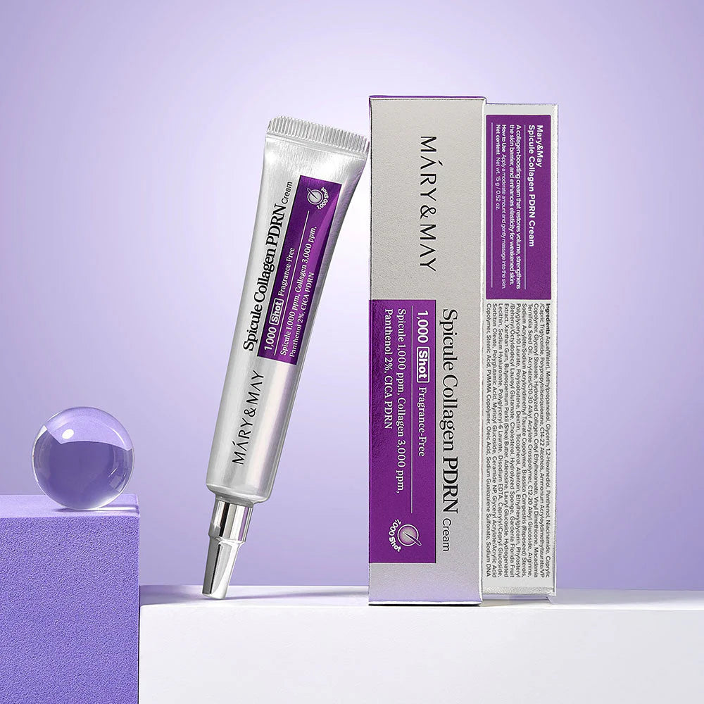 Mary & May, Spicule Collagen PDRN Cream, 15g