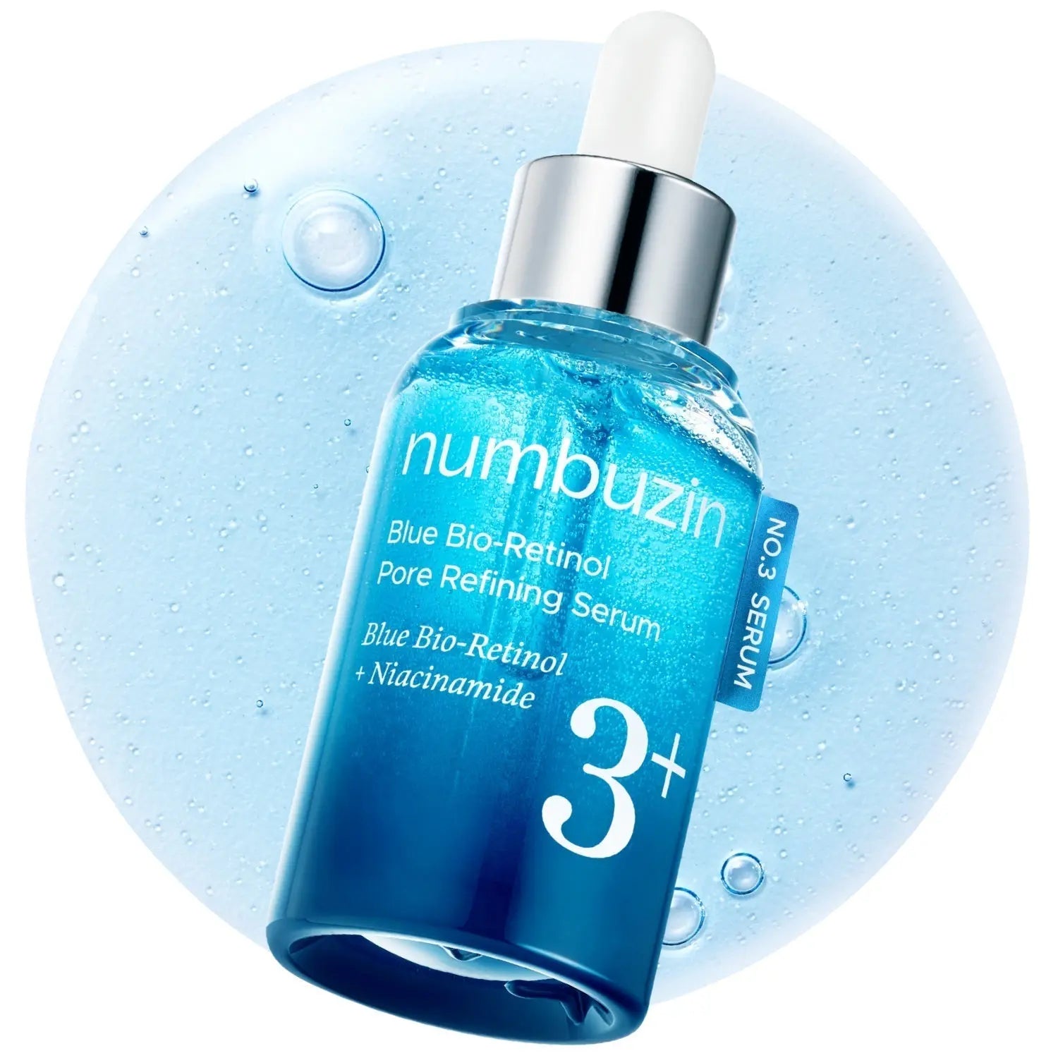Numbuzin, No.3 Blue Bio-Retinol Pore Refining Serum, 30 ml
