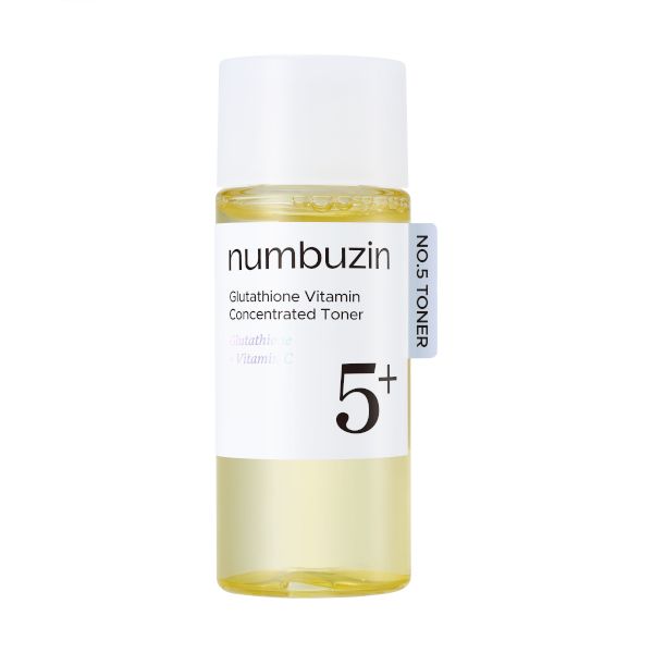 numbuzin no.5 toner in Numbuzin No.5+ Glutathione Vitamin Trial Kit for Brightening