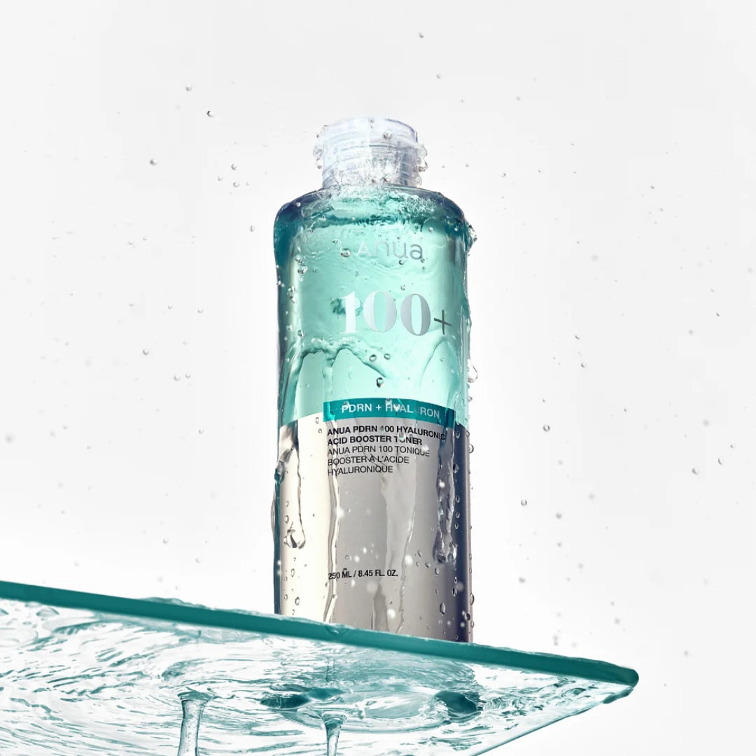 Anua PDRN 100 Hyaluronic Acid Booster Toner  on a white background