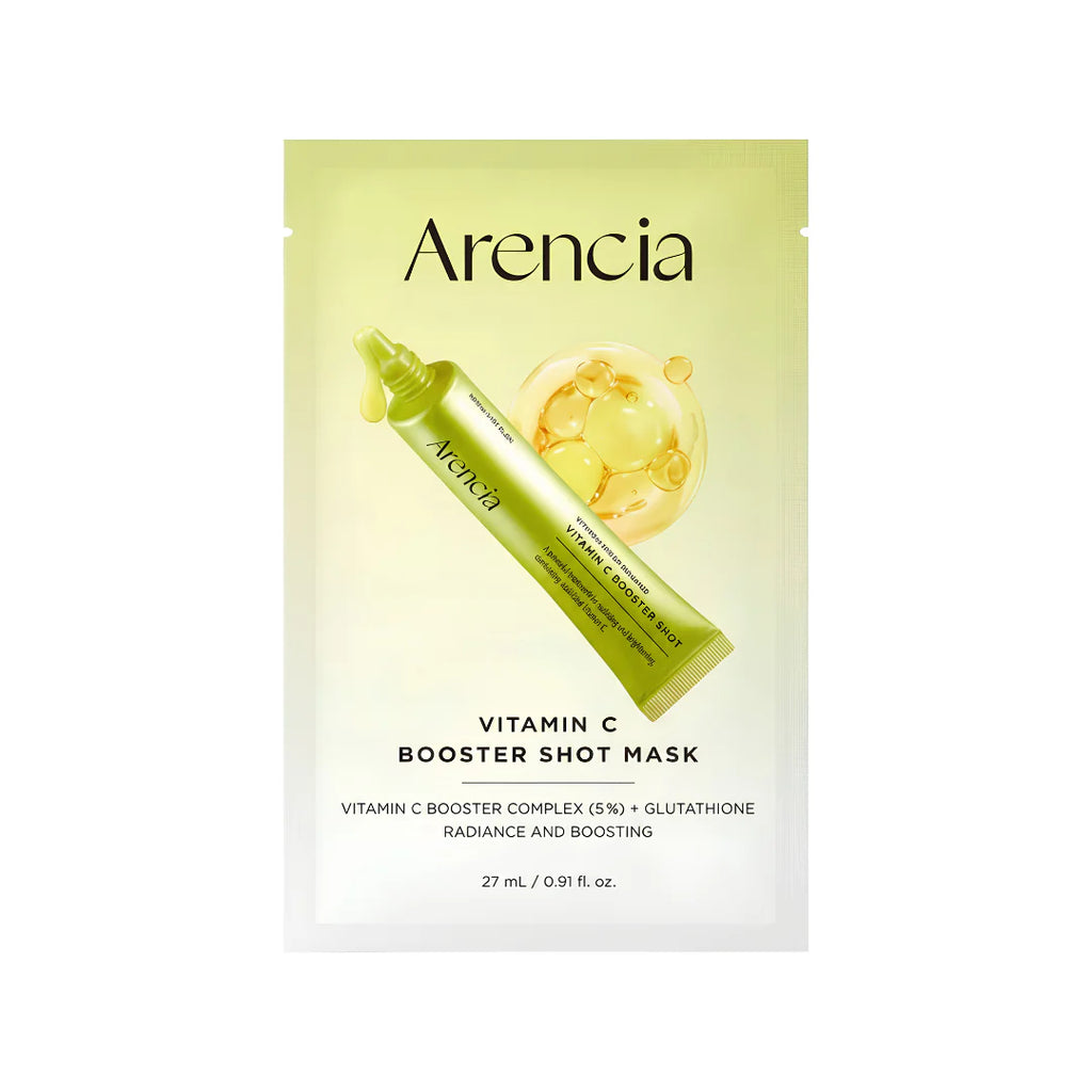 Arencia, Vitamin C Booster Shot Mask, 135ml, 5sheets