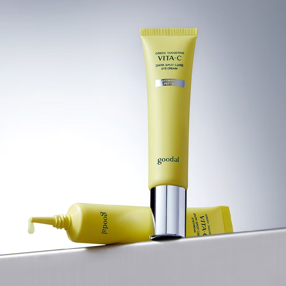 goodal VITA-C Dark Spot Care Eye Cream on a gray background