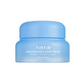 A light blue cosmetic jar of TIRTIR Ice-Cooling Cloud Cream on a solid white background.