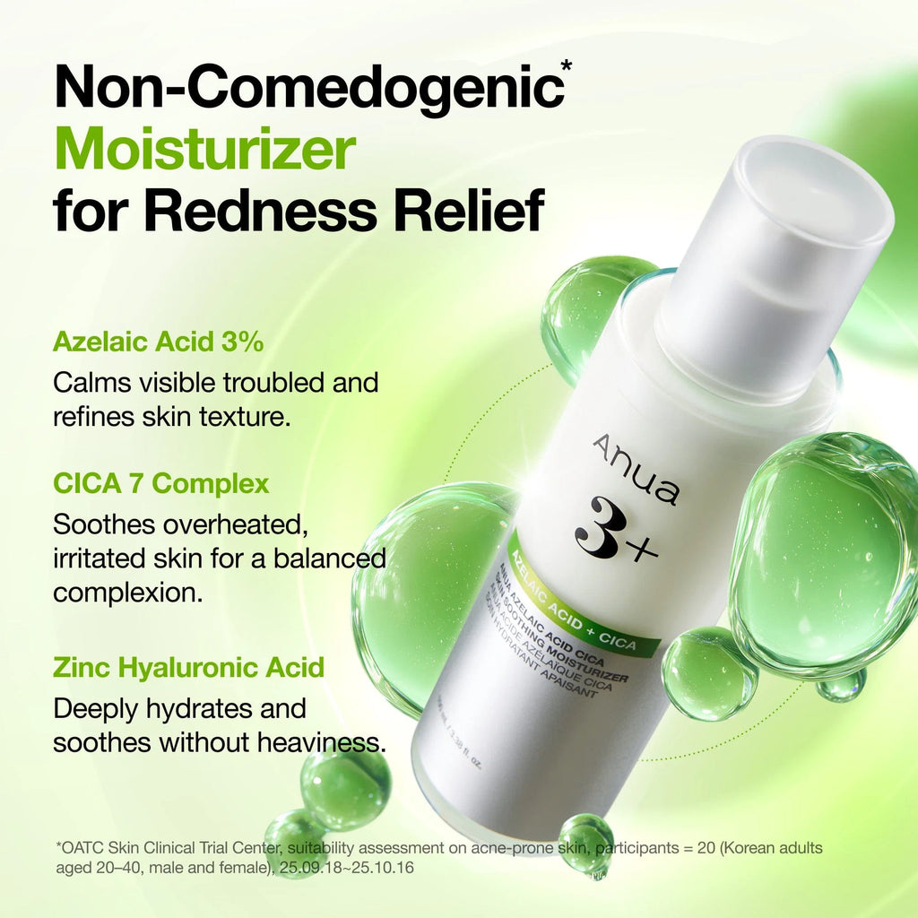 Anua, Azelaic Acid Cica Skin Soothing Moisturizer, 100ml