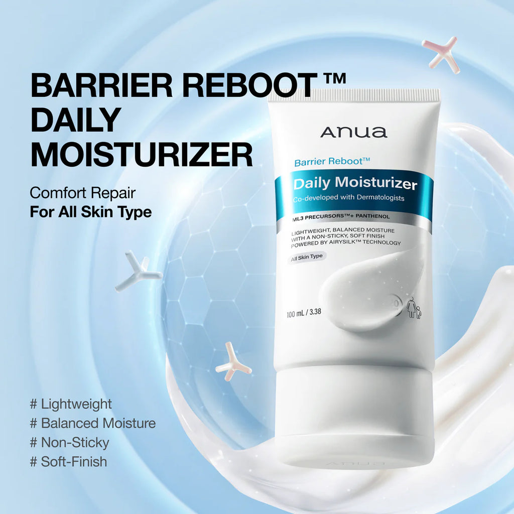 Anua, Barrier Reboot Daily Moisturizer, 100ml