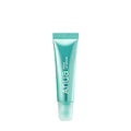 Turquoise lip serum tube with 'Anua PDRN lip serum' branding on a white background