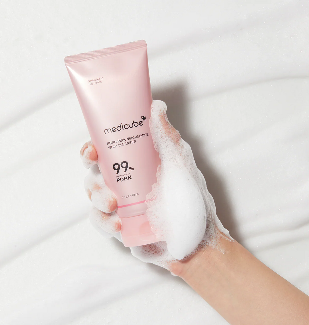 ميديكيوب، غسول وِيب بِنك نياسيناميد و PDRN، 120 جم