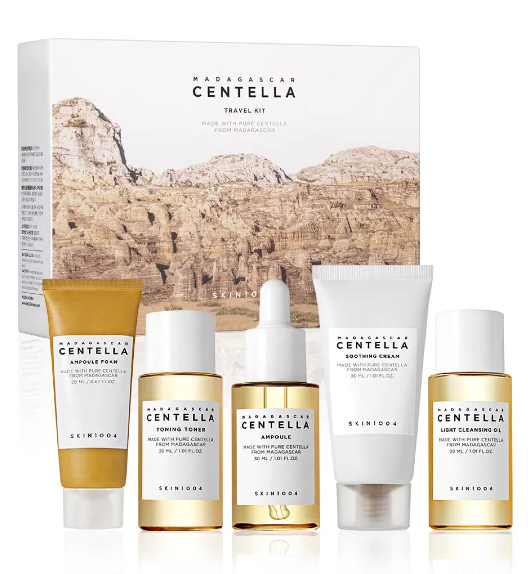 SKIN1004، مجموعة مستحضرات سفر مدغشقر سينتيلا، 5 قطع