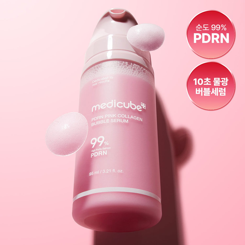 Medicube, PDRN Pink Collagen Bubble Serum, 95ml