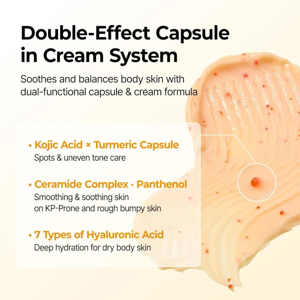 Dr.Melaxin, Kojic Acid Turmeric Body Cream, 200g