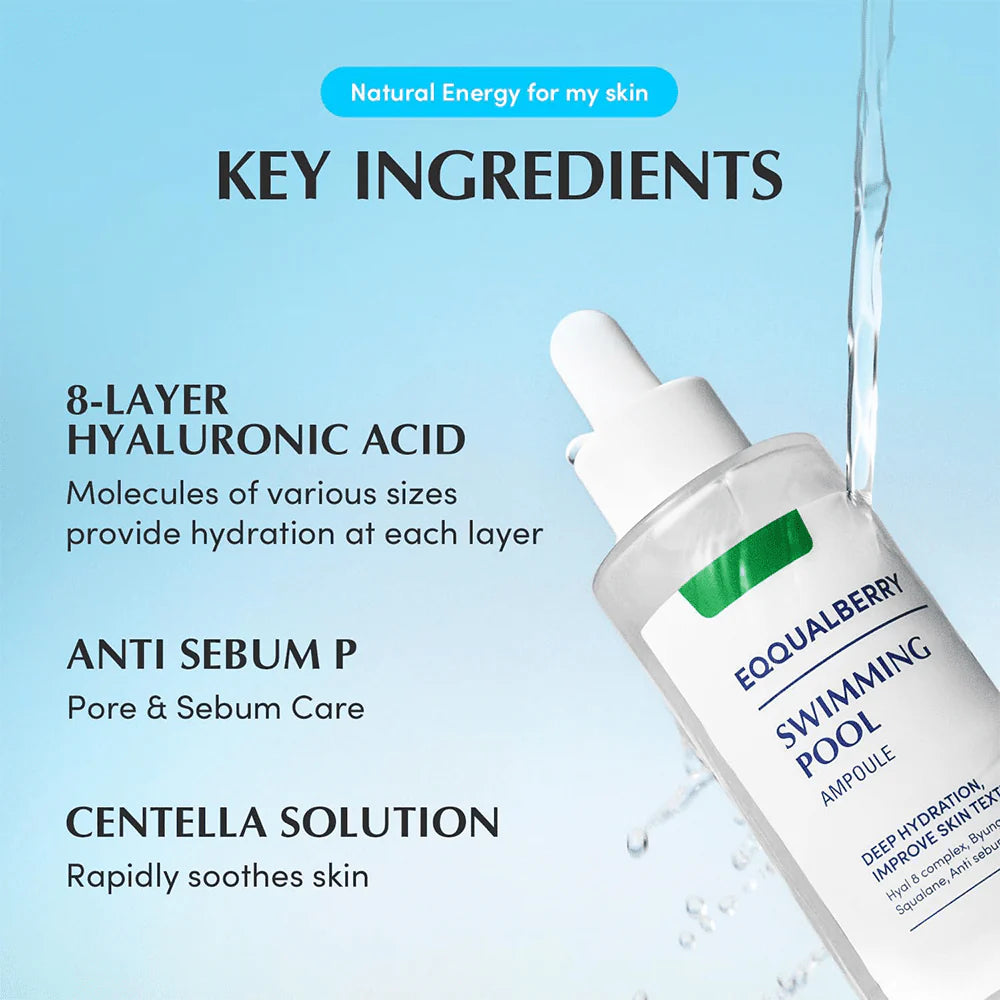 EQQUALBERRY, Swimming Pool Ampoule, 50ml