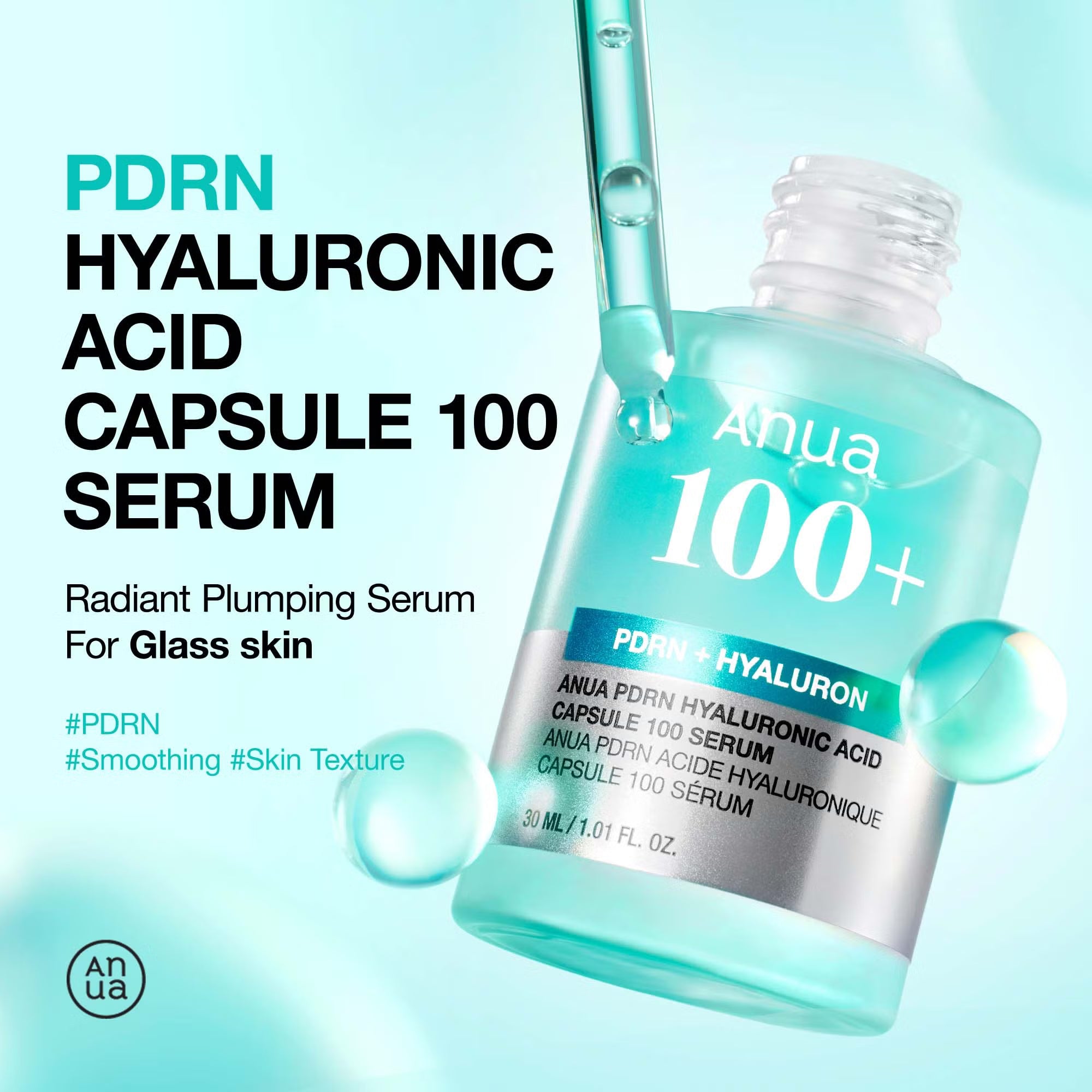 Anua, PDRN Hyaluronic Acid Capsule 100 Serum, 30ml