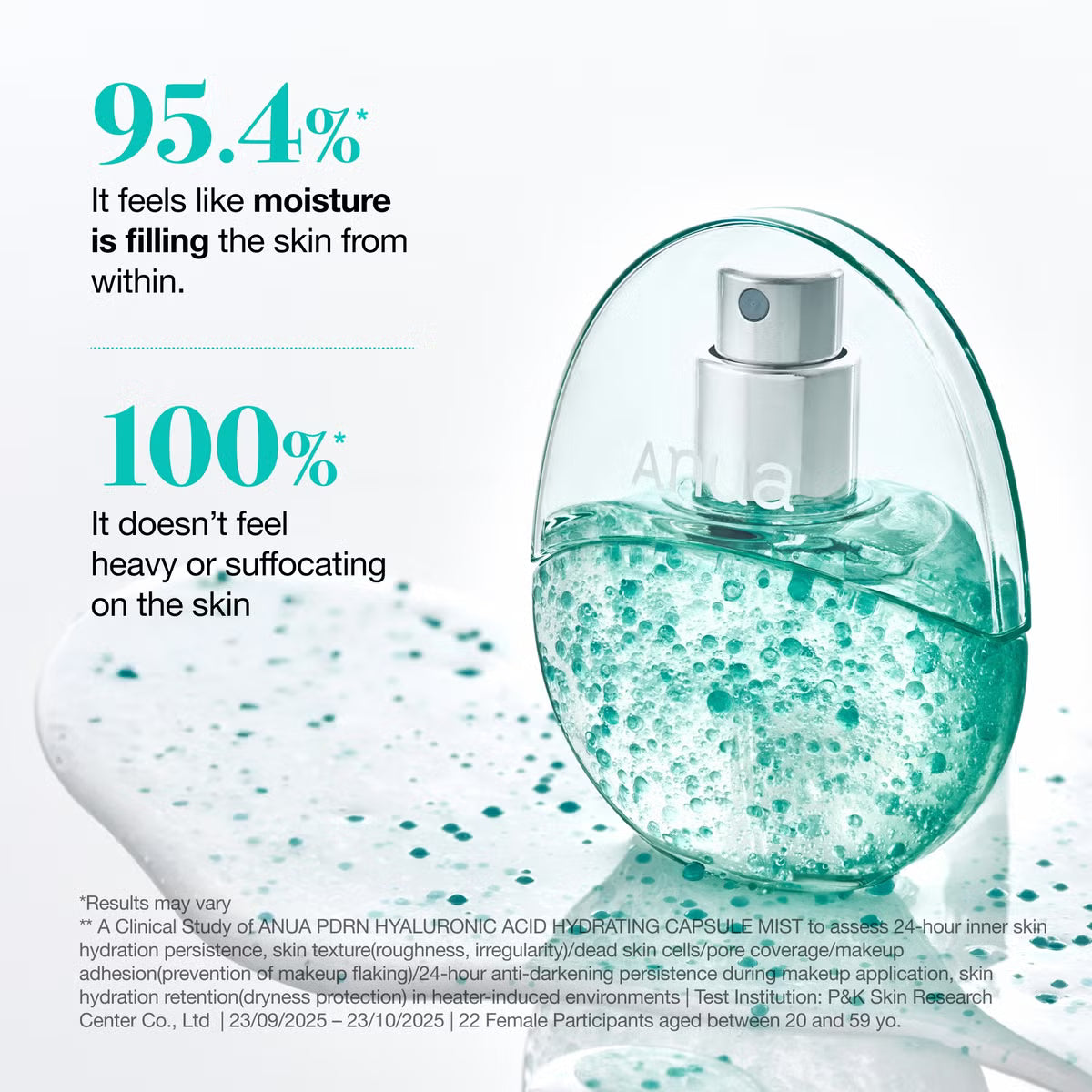 Anua, PDRN Hyaluronic Acid Hydrating Capsule Mist, 30ml