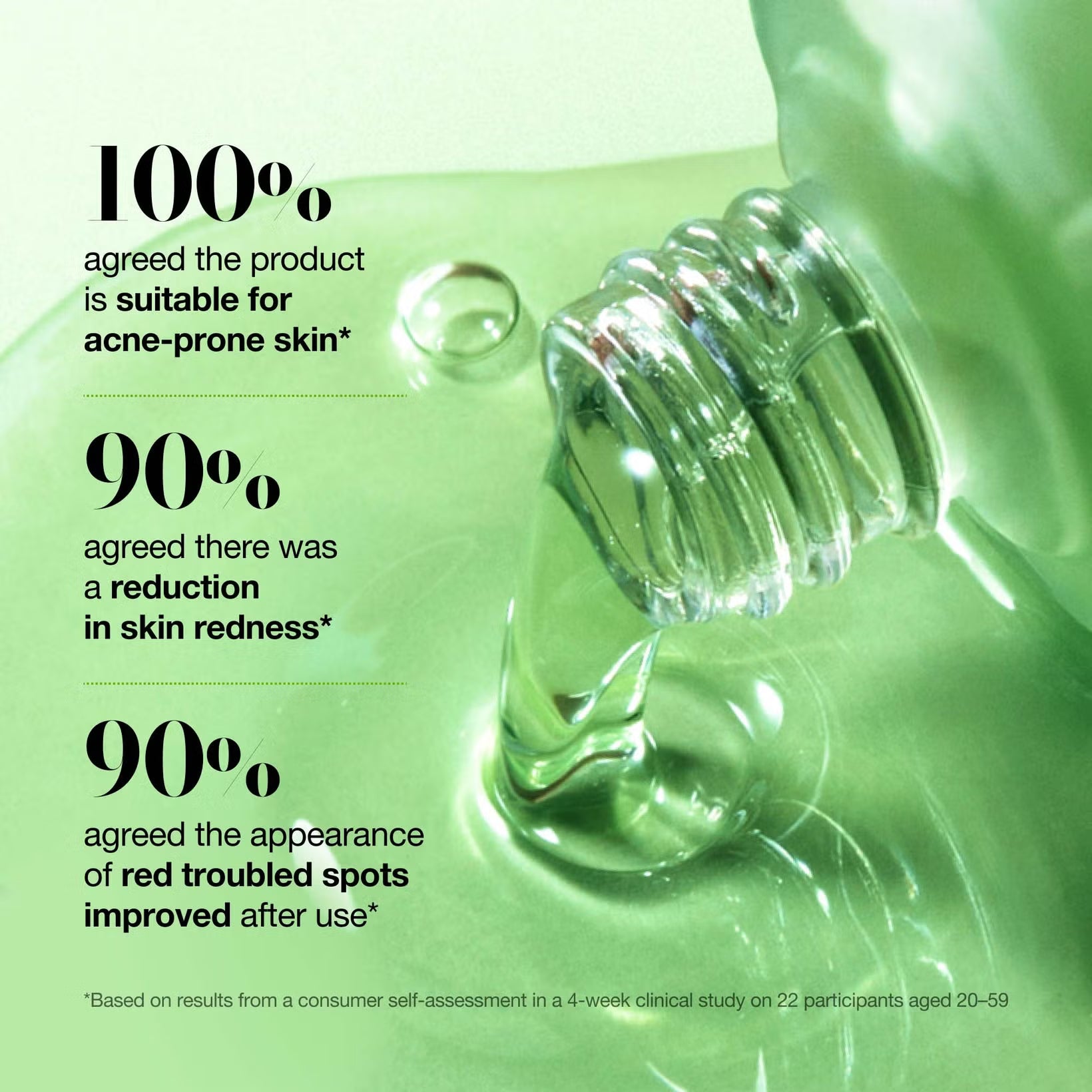 Anua x KPop Demon Hunters, Azelaic Acid 10 Hyaluron Redness Soothing Serum bottle with droplets on a green background, featuring text about skin benefits.