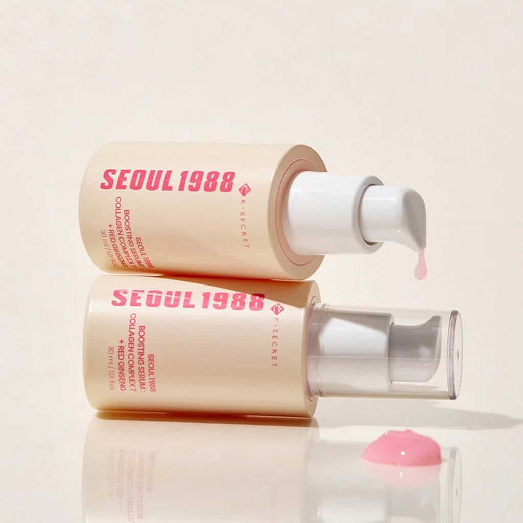 K - SECRET, Seoul 1988 Boosting Serum, Collagen Complex 7+ Red Gingseng, 30ml