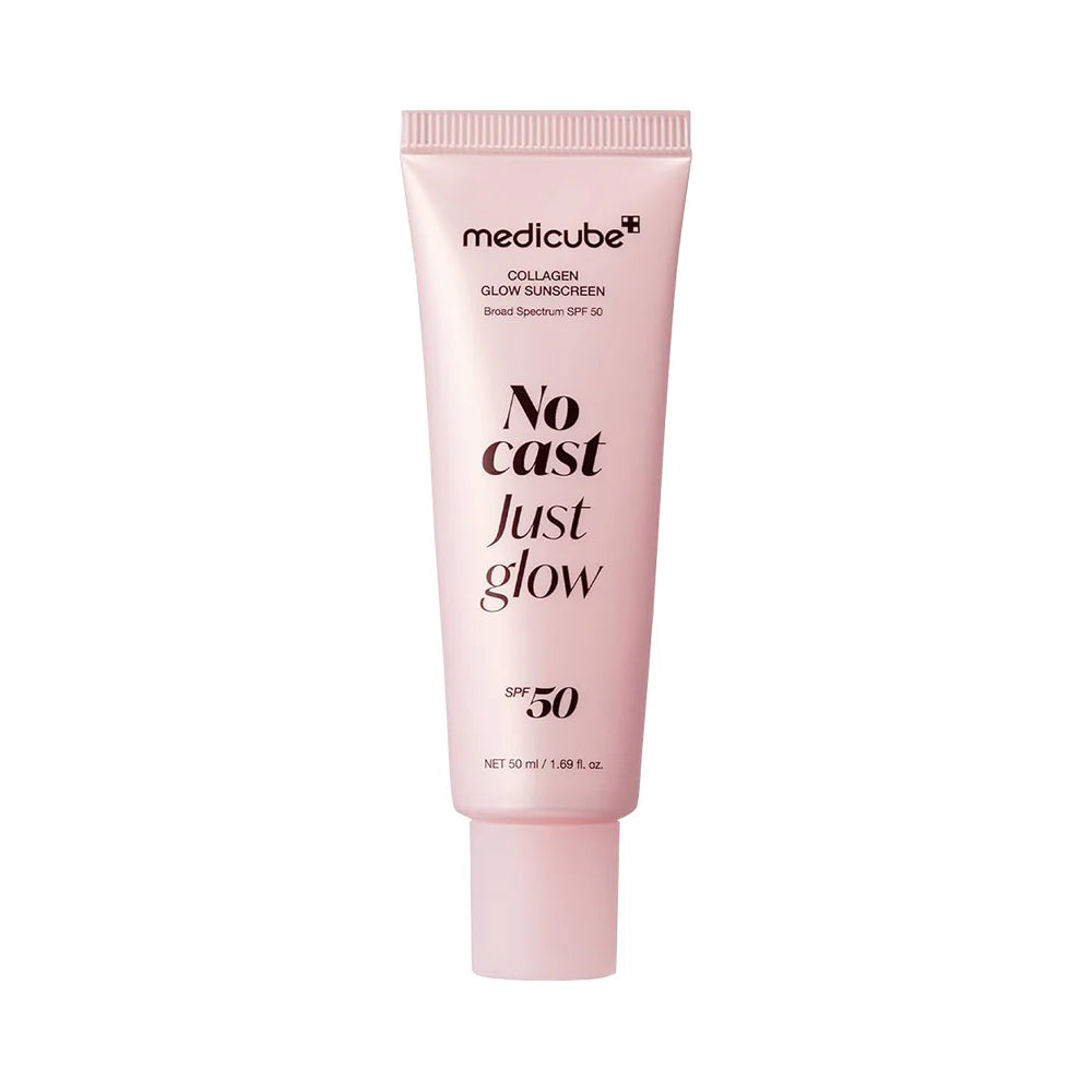 Medicube, No Cast Just Glow, Collagen Glow Sunscreen, SPF50+, 50ml