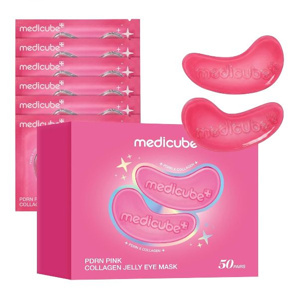 Medicube, PDRN Pink Collagen Jelly Eye Mask, 50 Pairs