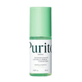 Purito Wonder Releaf Centella Unscented Serum bottle with a mint green cap and white label on a white background.
