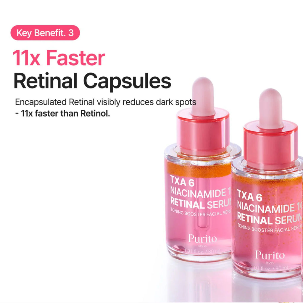Purito, TXA 6 Niacinamide 10 Retinal Serum, 30ml
