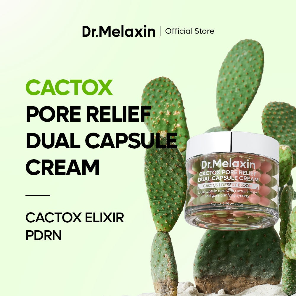 Dr.Melaxin, Cactox Pore Relief Dual Capsule Cream, 65 g