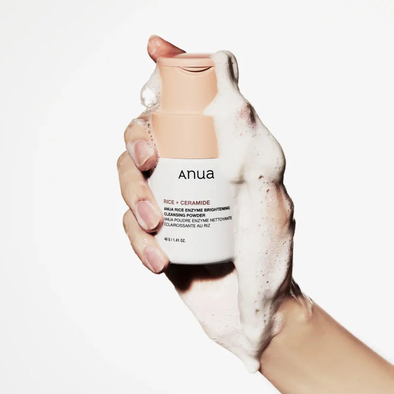 Anua، مسحوق الأرز الإنزيمي المنظف والمشرق، الأرز + السيراميد، 1.41 أونصة (40 جم)